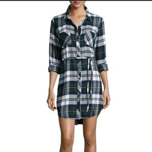 Rails flannel shirt dress